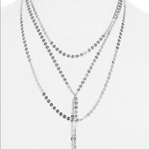 3 BaubleBar Amber Layered Chain Necklaces